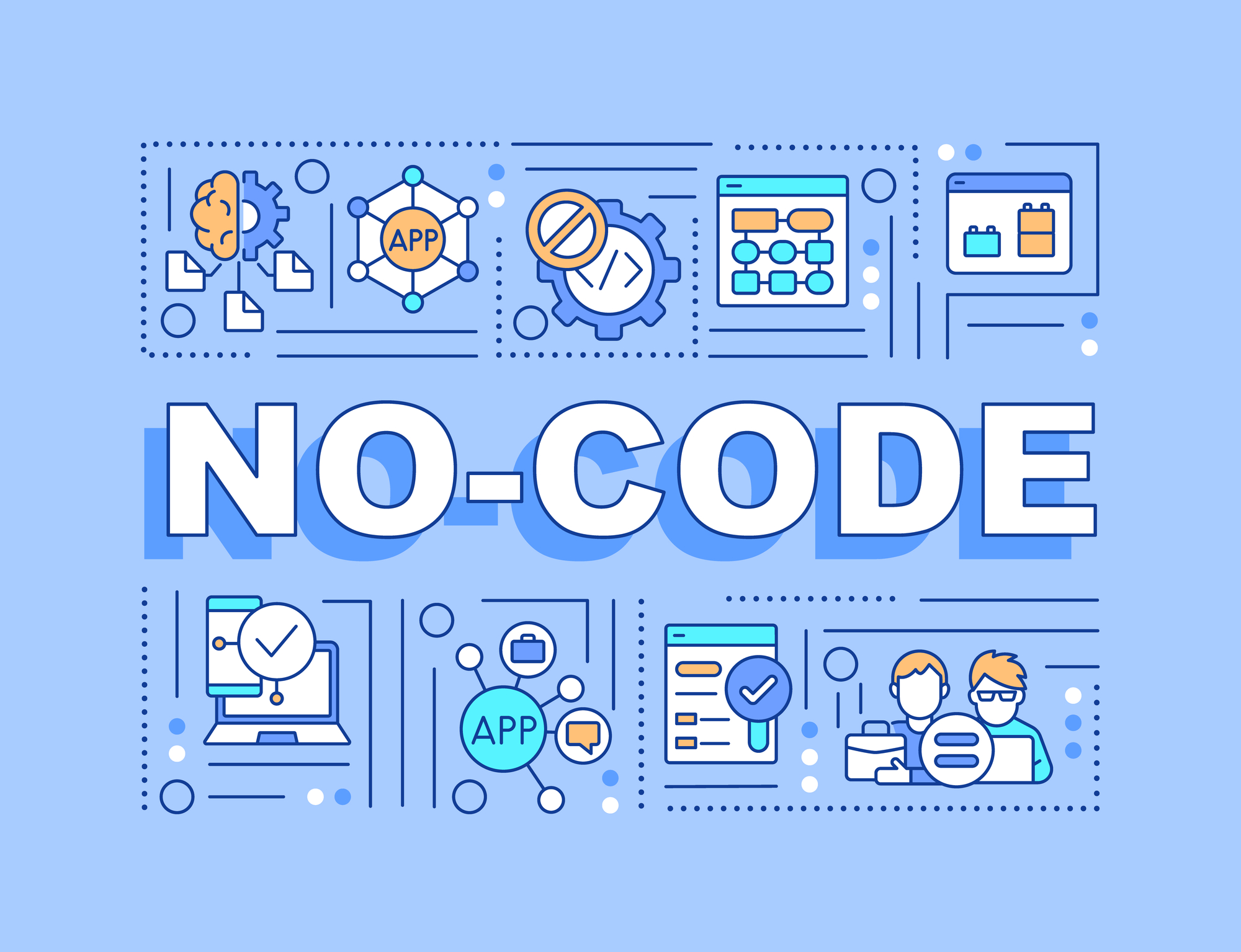 no code dans la conception de site internet